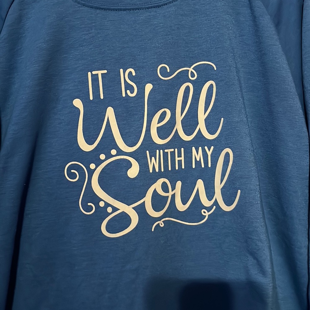 Lightweight sweatshirt.  No longer fits.